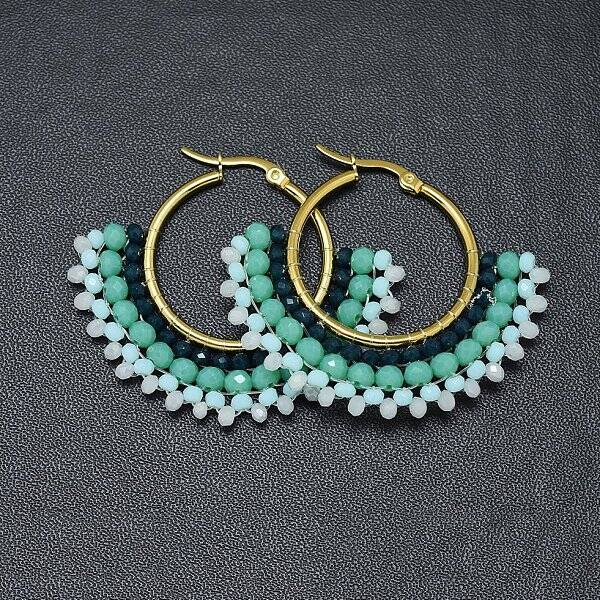 304 Stainless Steel Hoop Earrings