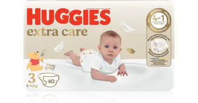 Huggies Extra Care Size 3 Disposable Diaper 6-10 Kg 40 Pieces