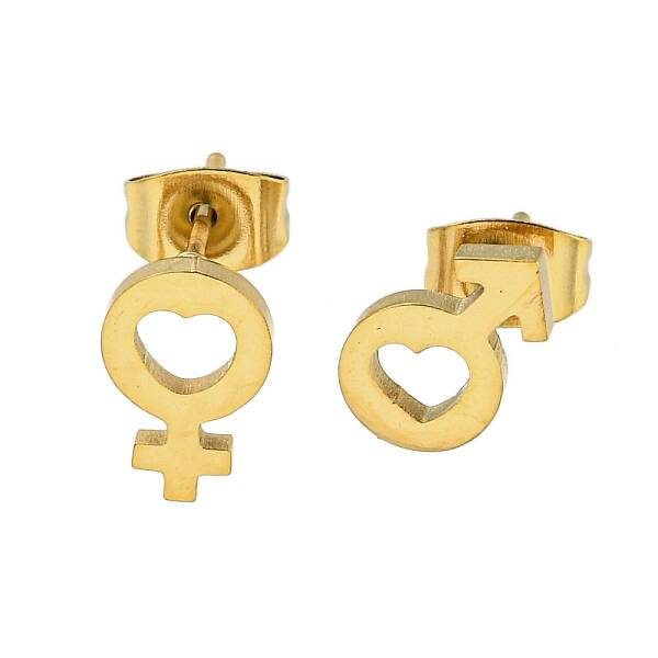 304 Stainless Steel Stud Earrings