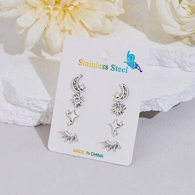 304 Stainless Steel Earring Sets