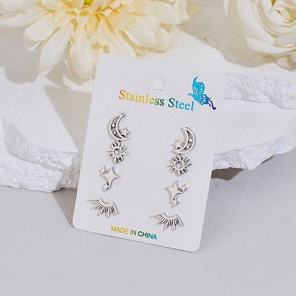 304 Stainless Steel Earring Sets