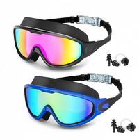Swimming Goggles, 2 Counts Anti-fog Anti-uv Swimming Goggles, Swim Glasses, Swim Kit, Wide Field View Water Sports Equipment ...