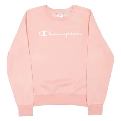 CHAMPION Womens Sweatshirt Pink M