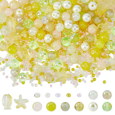 2 Bags Glass Beads
