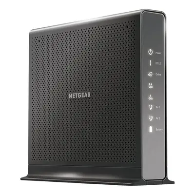C7100V Netgear Nighthawk 4 x Ports 1000Base-T LAN 2 x Ports RJ-11 1.9Gb/s IEEE 802.11a/n/ac 5GHz WiFi Cable Modem Router