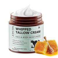 Honey & Butter Face & Body Moisturizer for Firming Skin, Beef Tallow Moisturizing Facial Massage Cream, Moisturizing Skin Car...