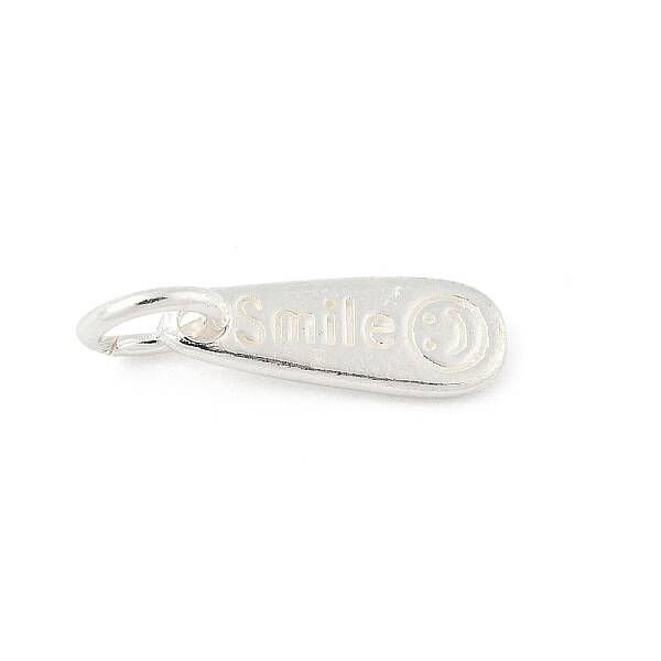 925 Sterling Silver Smile Face Charms