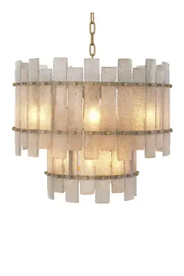 Frosted Hand-Blown Glass Chandelier | Eichholtz Caprera