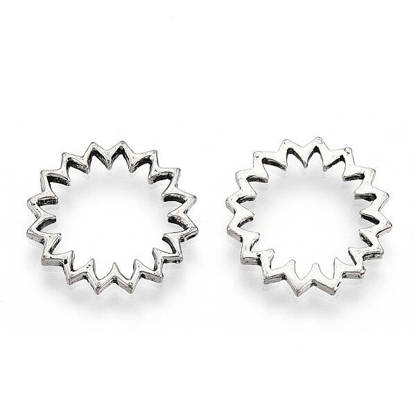 Tibetan Style Alloy Linking Rings