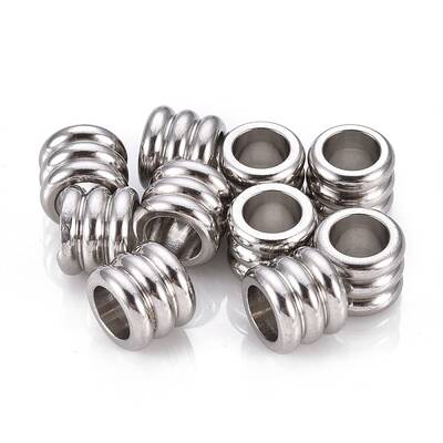 Non-Tarnish 304 Stainless Steel European Beads