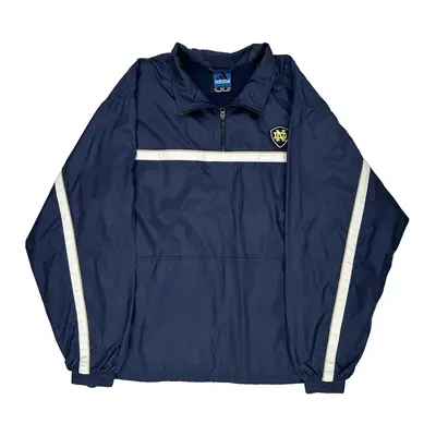 Notre Dame Adidas Jacket - 2XL Navy Nylon
