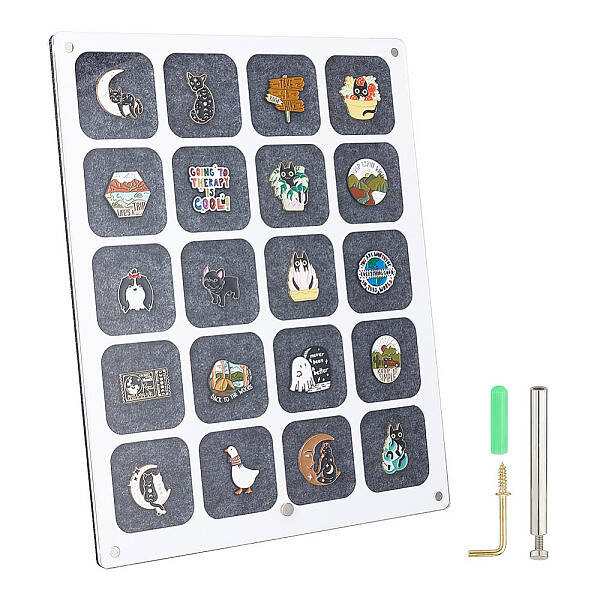 Acrylic with Felt Commemorative Coin Display Tray