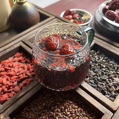 Chalendar Official Ginseng Seven Treasure Formula Tea Combination Red Date Wolfberry Men's Mulberry Herbal Formula Tea 20/40/...