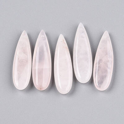Natural Rose Quartz Pendants
