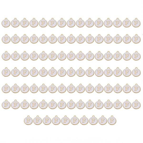 Golden Plated Enamel Alloy Charms