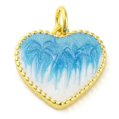 Brass Enamel Pendants