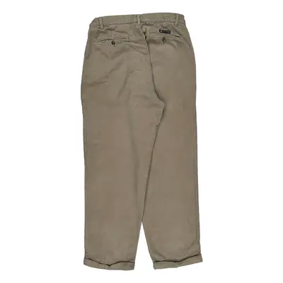 Chaps Ralph Lauren Cord Trousers - 32? Waist Beige Cotton | Size: 32″ waist