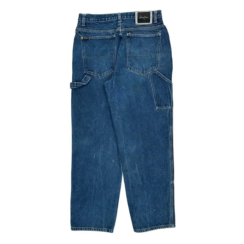 Double Knee Sean John Carpenter Jeans - 31W 30L Blue Cotton