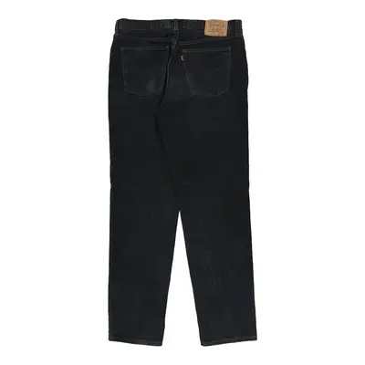 Orange Tab 412 Levis Trousers - 36W 34L Black Cotton