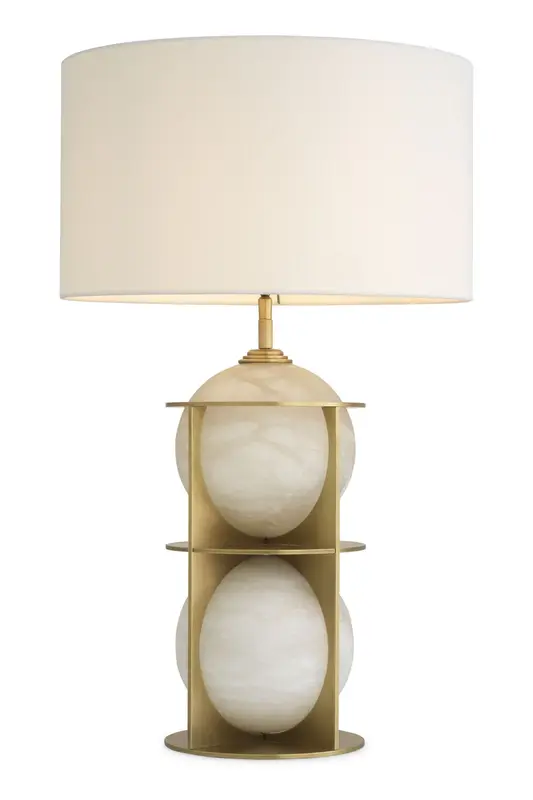 Round Alabaster Table Lamp | Eichholtz Eternity