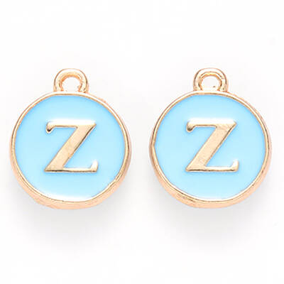 Golden Plated Alloy Enamel Charms