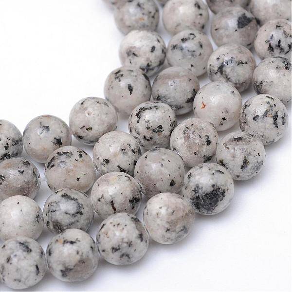 Natural Sesame Jasper/Kiwi Jasper Bead Strands