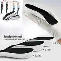Memory Foam Height Increase Insoles for Men Women Shoes Flat Feet Arch Support Orthopedic Insoles Sneakers Heel Lift Shoe Pad...