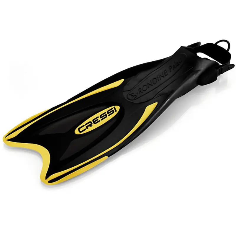 Used Cressi Palau Open Heel Fins-Yellow-Small/Medium