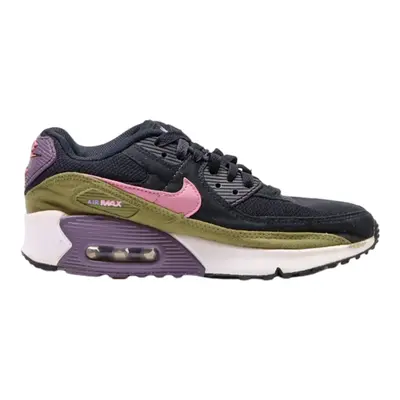 NIKE Air Max 90 2022 Sneaker Trainers Black Synthetic Girls UK 5