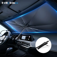 LEIBOO Foldable Anti-UV Windshield Sunshade，Multipurpose Car Front Window Heat ProtectiveUmbrella for Sedan SUVs - UV Prote...