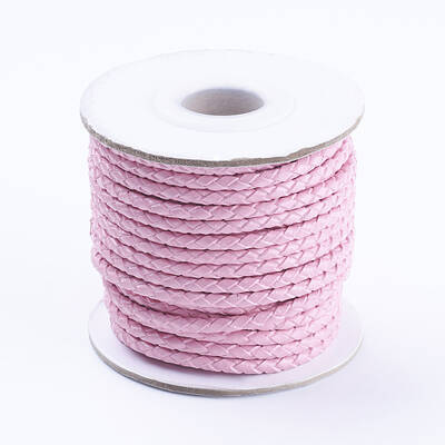 Round Braided Cowhide Cords