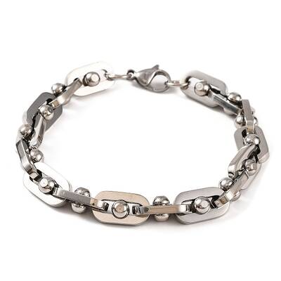 Tarnish Resistant 201 Stainless Steel Oval Link Chain Bracelets