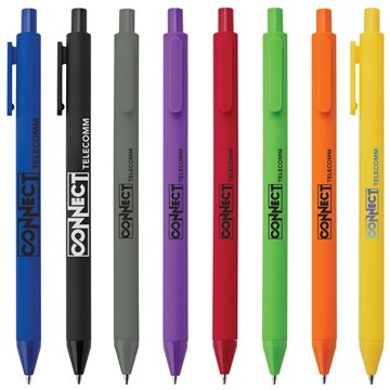 250 Promotional ALIX - BALLPOINT PEN - Rubberized
