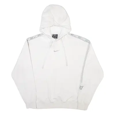 NIKE Mens White Hoodie S