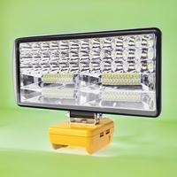 84LED 5000LM Flood Work Light, Cordless LED Light Job Site Light, LED Lights, Work Lamp Night Light, Dual USB qc3.0 Fast Char...
