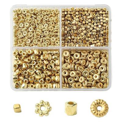 20G 4 Styles CCB Plastic Spacer Beads
