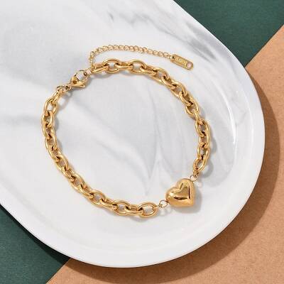 304 Stainless Steel Cable Chain Link Bracelets for Women