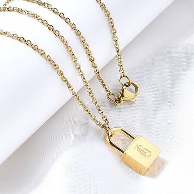 304 Stainless Steel Rolo Chain Pendant Necklaces