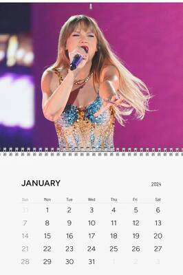 Ultimate Taylor Swift Taylor Swift Version Era Tour 2024 Wall Calendar