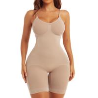 Shorts Bodysuit for Women Tummy Control Shapewear Seamless Sexy Butt Lifting Workout Bodycon One Piece Short Jumpsuit Breatha...