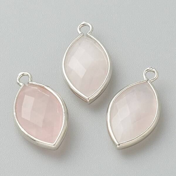 Natural Rose Quartz Pendants