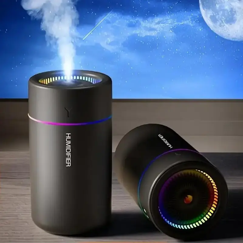 Portable Cool Mist Humidifier, 1 Count USB Powered Quiet Operation Humidifier, Car Fragrance Spray, Household Appliances for ...