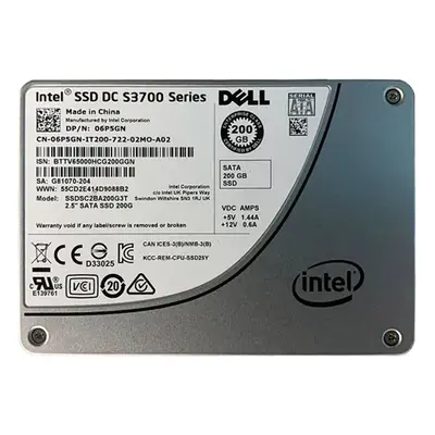 Intel SSDSC2BA200G3T | DC S3700 200GB Multi-Level Cell SATA 6Gb/s 2.5-Inch Solid State Drive