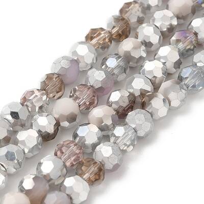 Electroplate Glass Beads Strands