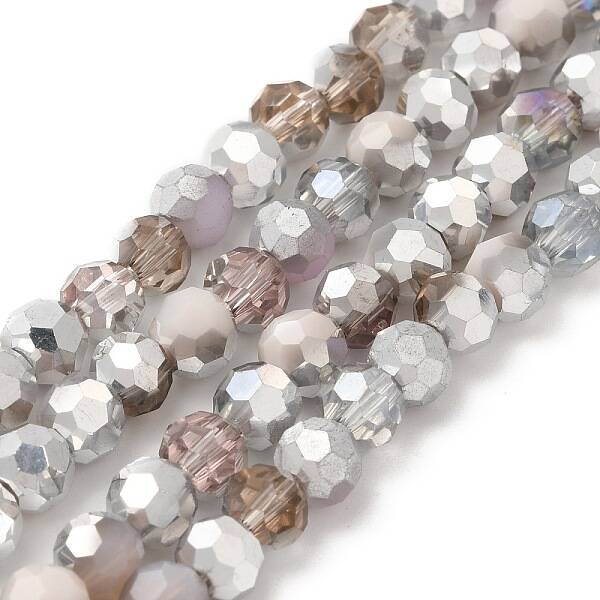 Electroplate Glass Beads Strands