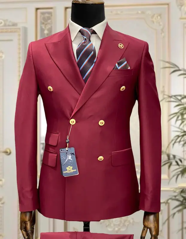 Mens Double breasted Suit - 