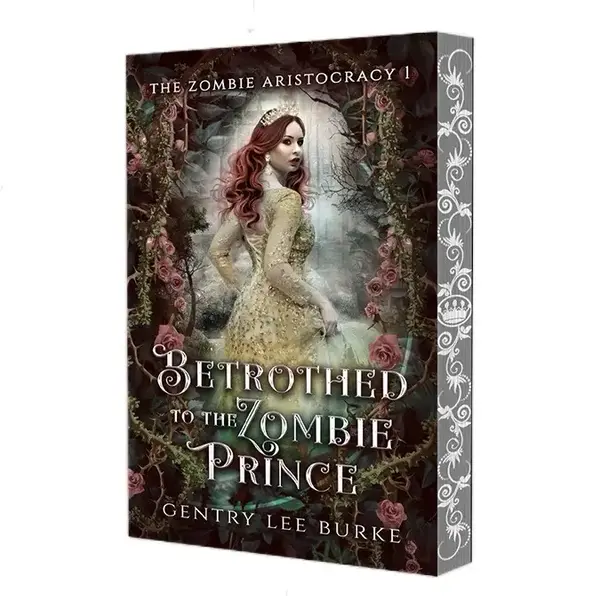 Special Edition Betrothed to the Zombie Prince Novel with Painted Edges and Decorative Page Margins, Swag Pack book to pretty...