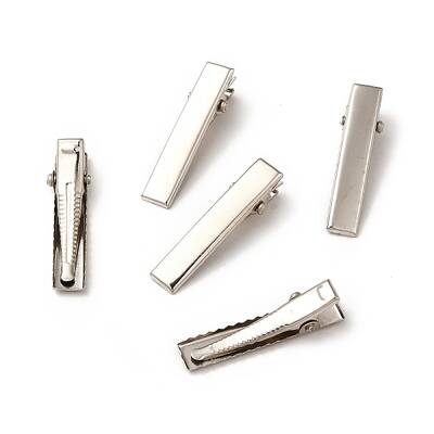 Iron Alligator Hair Clips Findings