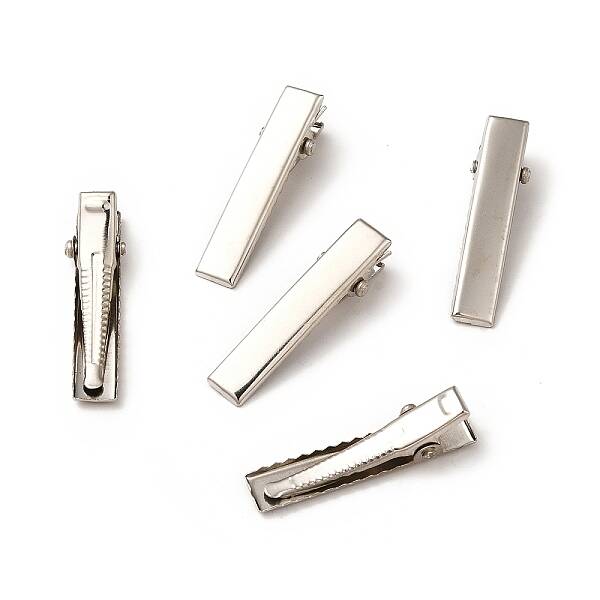 Iron Alligator Hair Clips Findings