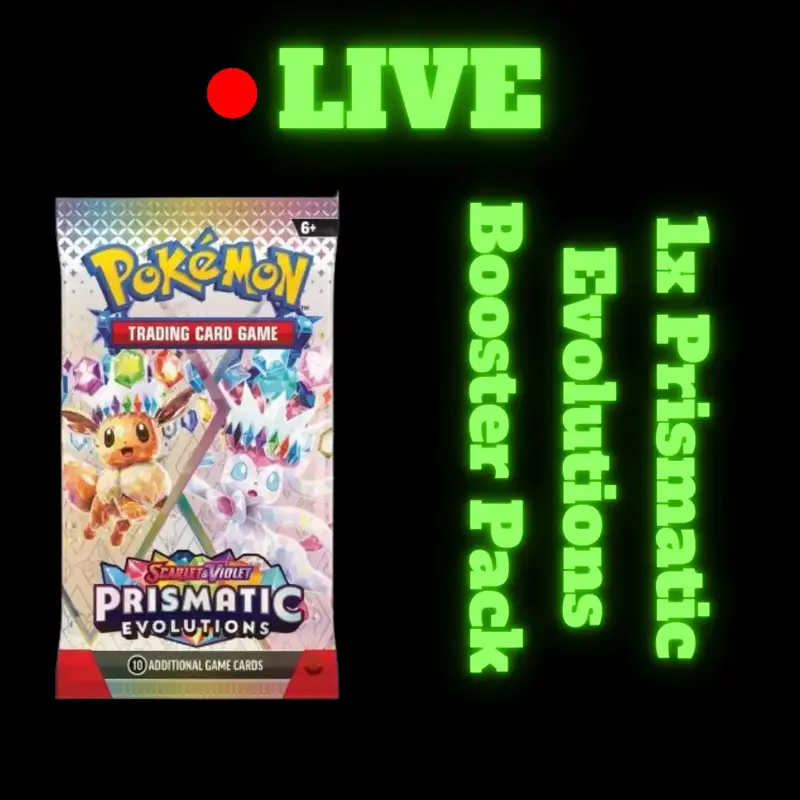 [OPENED LIVE] 1x Prismatic Evolutions Booster Pack